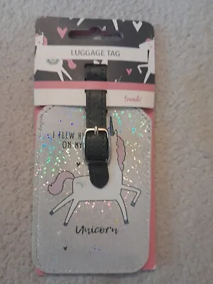 Unicorn Luggage Tag • £3