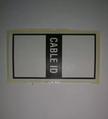 X50 Self Adhesive Cable ID Stickers Labels • £1.99