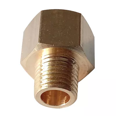  Brass Fitting BSP-NPT Adapter 1/8  Male BSPT To 1/4  Female NPT Euro To US • $7.99