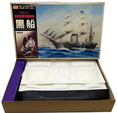 Imai SUSQUEHANA Sailing Ship 1/150 Sail Ver. Plastic Model Kit 1977 US Perry Edo • $154.99