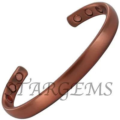 £11.49 • Buy Pure Copper Magnetic Bangle Arthritis Pain Relief Healing Bracelet Energy Gift 