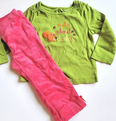 Gymboree 18-24 Fall For Autumn Nuts About Daddy Squirrel Shirt Pants Set NWT • $23.34