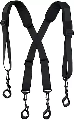 Strong Tool Belt Suspenders- Heavy Duty Work For Men With Loop Clips Attachment • $23.80