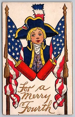Miss Independence 1776 Patriotic Vintage Postcard Collectible Americana • $4