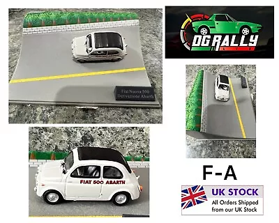 New Canenco Fiat 500 Abarth  Diorama Diecast Metal Model 1:43 • £9.99