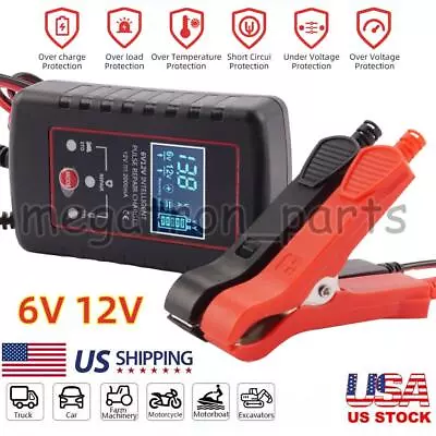 Automatic Battery Charger Maintainer Motorcycle Trickle Float For Tender 6V 12V • $16.89