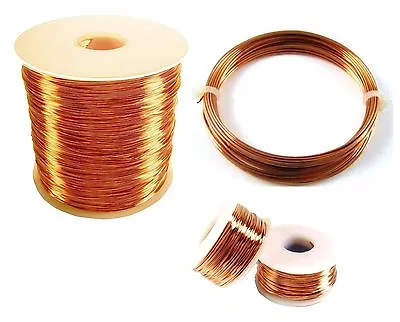 5 Oz Copper Round Wire - Choose ( Dead Soft Or Half Hard Sizes 10 To 30 Ga  • $14.99