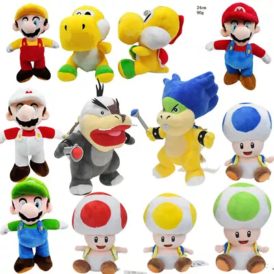 Super Mario Bros Plush Toy Yoshi Soft Plush Stuffed Doll Toy Kids Gifts • $15.98