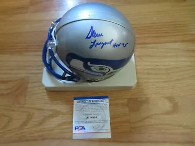 HOFer STEVE LARGENT No. 80 Signed SEATTLE SEAHAWKS Helmet PSA AI18954 • $140