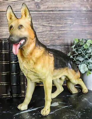 $45.99 • Buy Large Lifelike Realistic Canine German Shepherd Police Dog Pet Pal Figurine