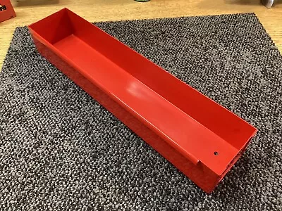 NEARLY PERFECT Snap On Tool RARE 15” Side Hanging Tray KRA19 Red Metal • $99