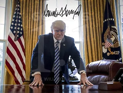 $18.04 • Buy President Donald Trump Signed Autograph Signature 8.5x11 Photo Picture Reprint 