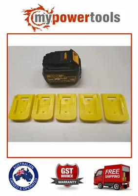 5 X Dewalt Li-Ion Cordless 18V - 54V  XR Flexivolt Battery Mount Holder - DCB184 • $19.95