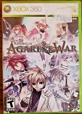 $15 • Buy Record Of Agarest War (Microsoft Xbox 360, 2010) *USED, NO MANUAL*