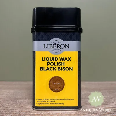 Liberon Liquid Wax Polish Black Bison- 500ml • £14