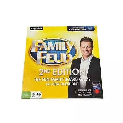 Family Feud 2nd Australian Edition Board Game 2015 Imagination Games Open Box • $25.50