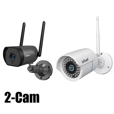 IeGeek Outdoor Wireless WiFi Security Camera 25m Night Vision Home Wired CCTV UK • £32.99