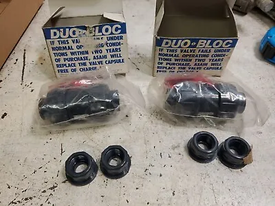 Lot Of 2 Duo-Bloc 1/2  Slip Gray PVC Ball Valve New • $20