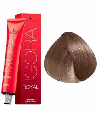 Schwarzkopf Igora Royal 8-00 Natural Light Blonde Extra Tint 1 Tube Brand New • £7.95