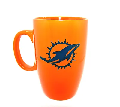 Miami Dolphins NFL 2814 Team Color Ceramic Coffee Mug Tea Cup 15 Oz Orange • $23