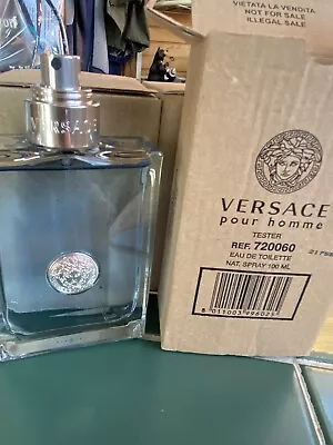 Versace Pour Homme EauDeToilette Brown Box No Cap New 3.4oz Mens • $29.95