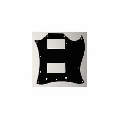 GÖLDO MUSIC XSM3B Pickguard For Gibson Sg Custom Black 3-lagig • $52.04