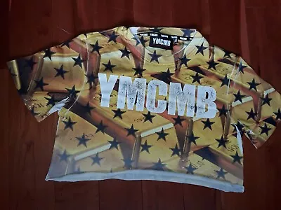 YMCMB Young Money Lil Wayne Drake Tyga Nicki Minaj Men's Cropped T-Shirt Size M  • £4.99