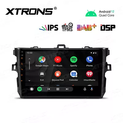 9  Android 12 Car Stereo Radio For Toyota Corolla 2007-2013 GPS Navi Wifi BT DSP • $82.99