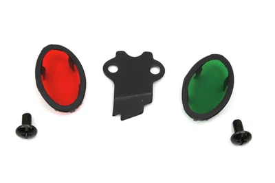 £46.26 • Buy V-Twin 39-0206 - Parkerized Cateye Dash Panel Lens Kit