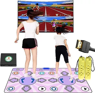 Double Dance Mat For TV With HDMI Self-update Non-slip Wireless Double Dance • £24.88