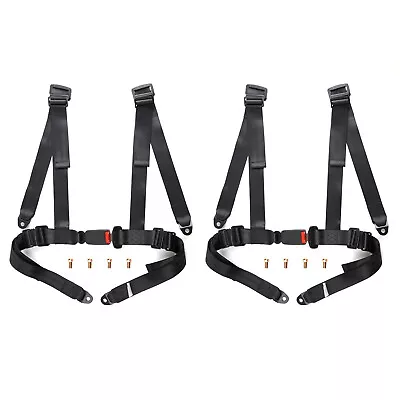 2  4-Point Harness Racing Harness Quick Release Seat Belt For Universal Car • $49.99