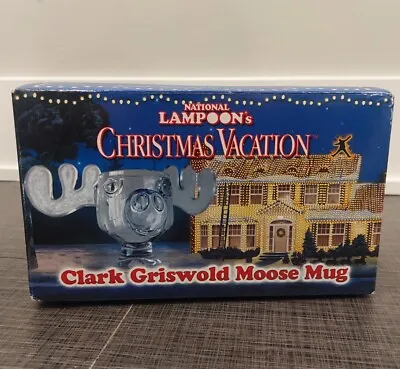 National Lampoon's Christmas Vacation Clark Griswold Glass Moose Mug Clear • $19.99