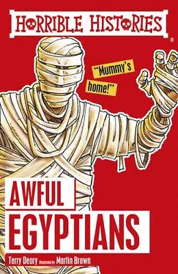 Awful Egyptians (Horrible Histories) By Terry Deary Martin Bro .9781407163826 • £2.51
