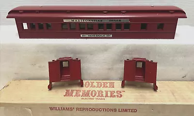 Williams Productions Golden Memories Electric Trains O-gauge Roadside Diner Ob • $39.99