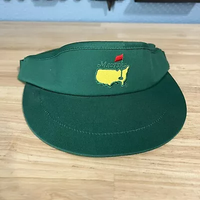 Masters Visor Green Adjustable Golf American Needle Augusta Strapback • $18.88