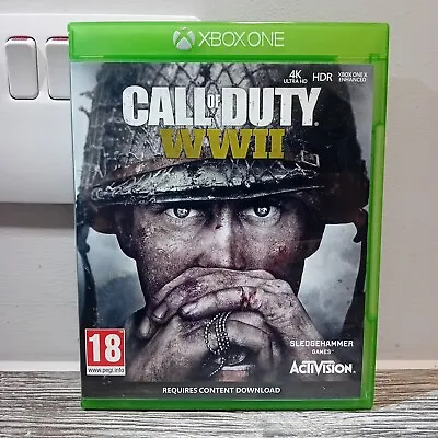 Activision Call Of Duty WWII For Microsoft Xbox One 2017 PAL Excellent Condition • £6.50