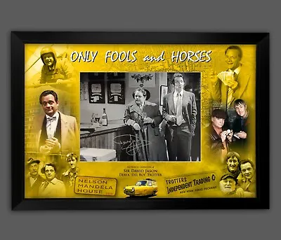 David Jason Signed Bar Scene 12x16 Photograph Framed In A Picture Mount Display • £178.99