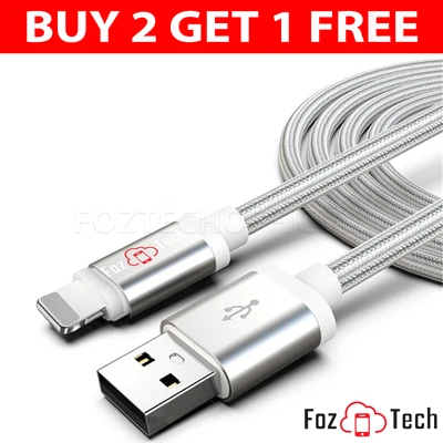 £3.99 • Buy Fast Charger Sync USB Cable For Apple IPhone 6 7 8 X XS XR 11 12 13 14 Pro IPad
