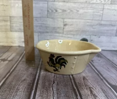 Vintage Metlox Poppytrail Rooster Gravy Bowl Double Spout With Handle CA Pottery • $9.50