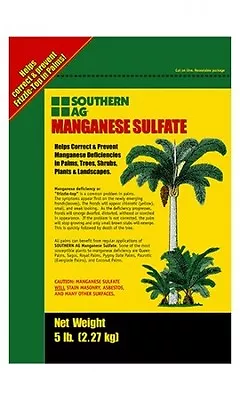 Manganese Sulfate  - Contains Manganese As Metallic 27%-  5 Lbs. • $22.85