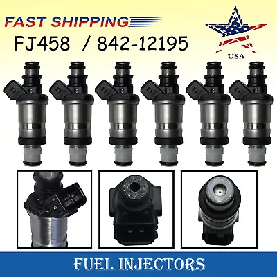 6X Fuel Injectors FJ458 For 1998-1999-2000-2001-2002 Honda Accord 3.0L 842-12195 • $56.80