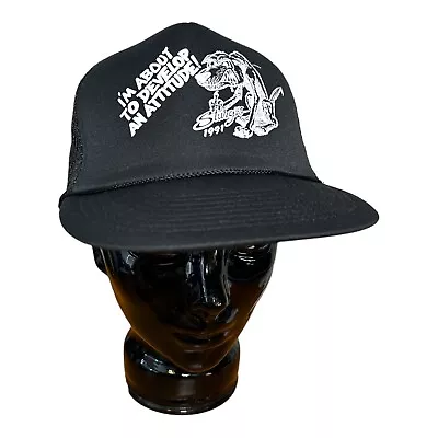 Vintage Sturgis 1991 Motorcycle Rally Mohr’s Snapback Trucker Hat • $35.28