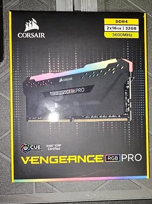 Corsair Vengeance RGB Pro SL 32GB (2 X 16GB) PC4-28800 (DDR4-3600) Memory... • $60