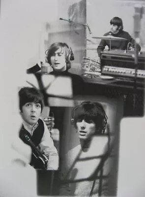 Mini Poster The Beatles Studio McCartney Lennon Starr Harrison • $5.95