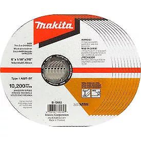 Makita INOX Thin Cut-Off Wheel 60 Grit Type 1 6   Dia X 1/16  T X 7/8   Cntr • $44.75