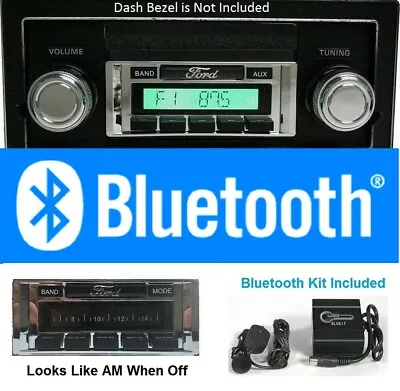 1975-1979 Ford Truck Bluetooth Stereo Radio Free Aux Cable Hands Free 630BT • $369