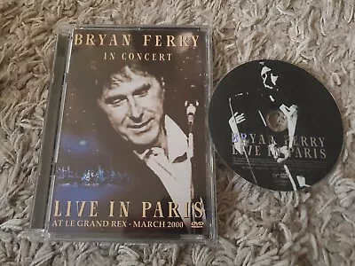 £4.95 • Buy Bryan Ferry - In Concert - Live In Paris At The Grand Rex March 2000 Dvd 