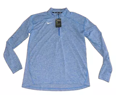 $70 Nike NEW Dri-Fit Element 1/2 Zip Running Mens L Red Long Sleeve Shirt 896691 • $35