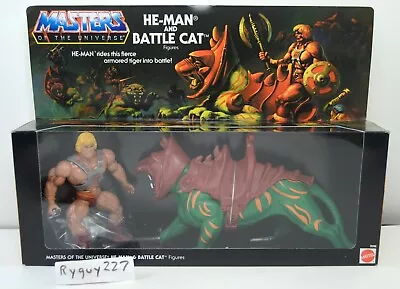 MOTU Commemorative Battle Cat & He-Man 2 Pack Sealed Box MISB Figure MOC • $210