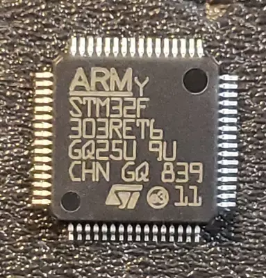 STM32F303RET6 STM32F303 Microprocessor - QFP-64 New 512K Flash (DS3D1) • $10